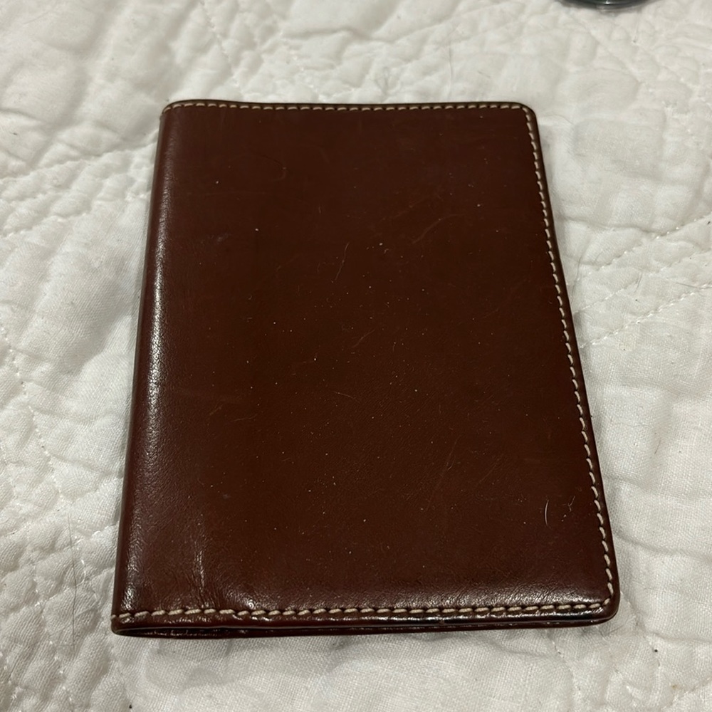 Rooney & Bourke leather passport cover